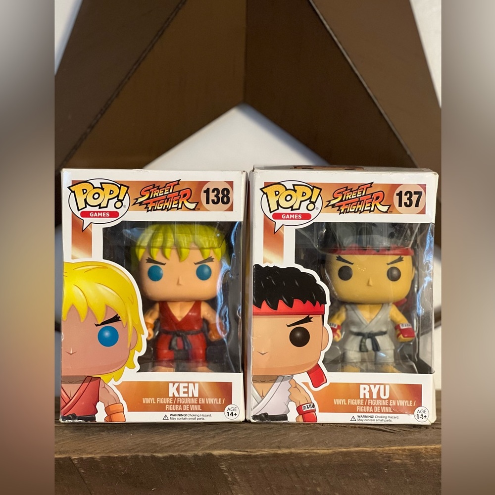 Funko Pop Street Fighter Ryu & Ken